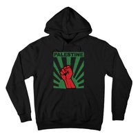 Free Palestine | Propaganda Style Palestine Fist Hoodie