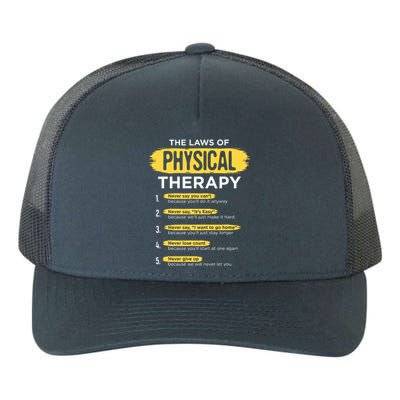 Funny PT Physical Therapy Gift Therapist Month Yupoong Adult 5-Panel Trucker Hat