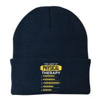 Funny PT Physical Therapy Gift Therapist Month Knit Cap Winter Beanie