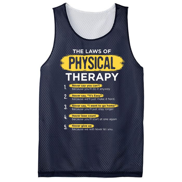 Funny PT Physical Therapy Gift Therapist Month Mesh Reversible Basketball Jersey Tank