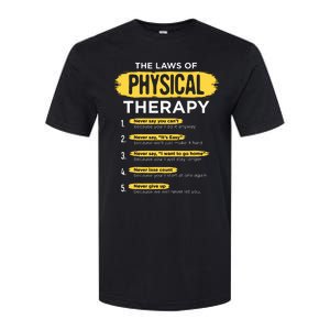 Funny PT Physical Therapy Gift Therapist Month Softstyle CVC T-Shirt