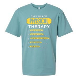 Funny PT Physical Therapy Gift Therapist Month Sueded Cloud Jersey T-Shirt