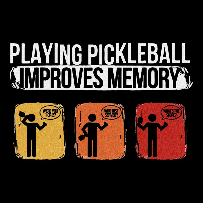 Funny Playing Pickleball Improves Memory Pickleball Mousepad