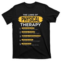 Funny PT Physical Therapy Gift Therapist Month TShirt T-Shirt