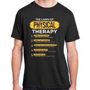 Funny PT Physical Therapy Gift Therapist Month TShirt Adult ChromaSoft Performance T-Shirt