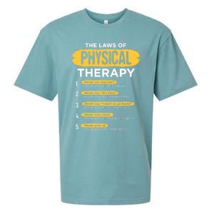 Funny PT Physical Therapy Gift Therapist Month TShirt Sueded Cloud Jersey T-Shirt