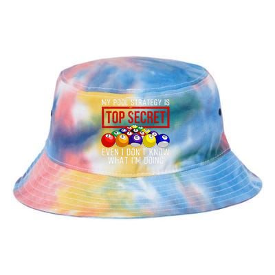 Funny Pool Player Billiards Gift For Men Women Game Play Tie Dye Newport Bucket Hat