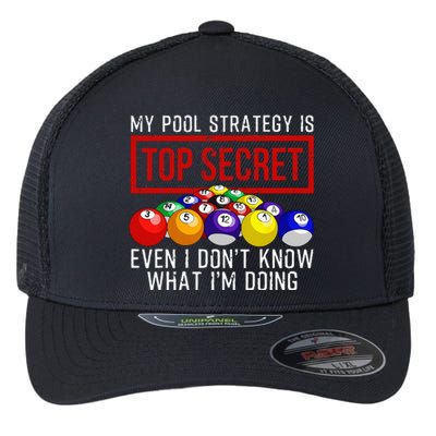 Funny Pool Player Billiards Gift For Men Women Game Play Flexfit Unipanel Trucker Cap