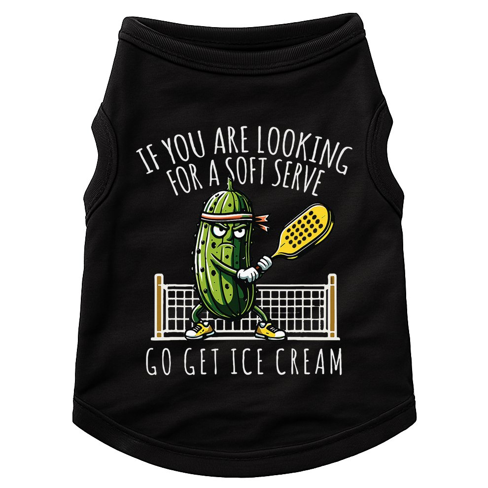Funny Pickleball Player Paddleball Lover Doggie Tank