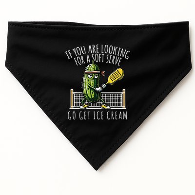 Funny Pickleball Player Paddleball Lover USA-Made Doggie Bandana