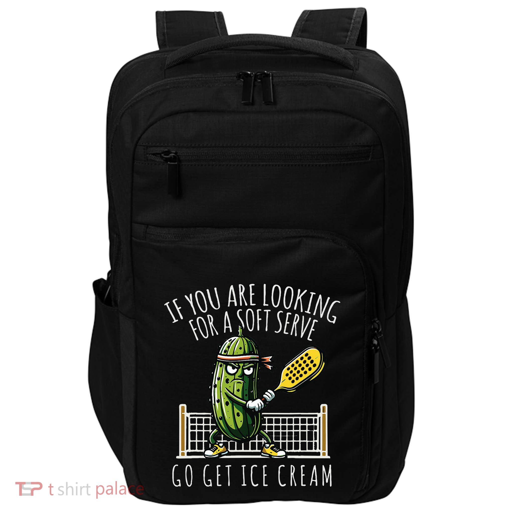 Funny Pickleball Player Paddleball Lover Impact Tech Backpack