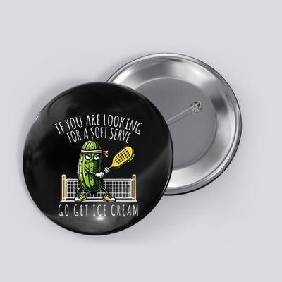 Funny Pickleball Player Paddleball Lover Button