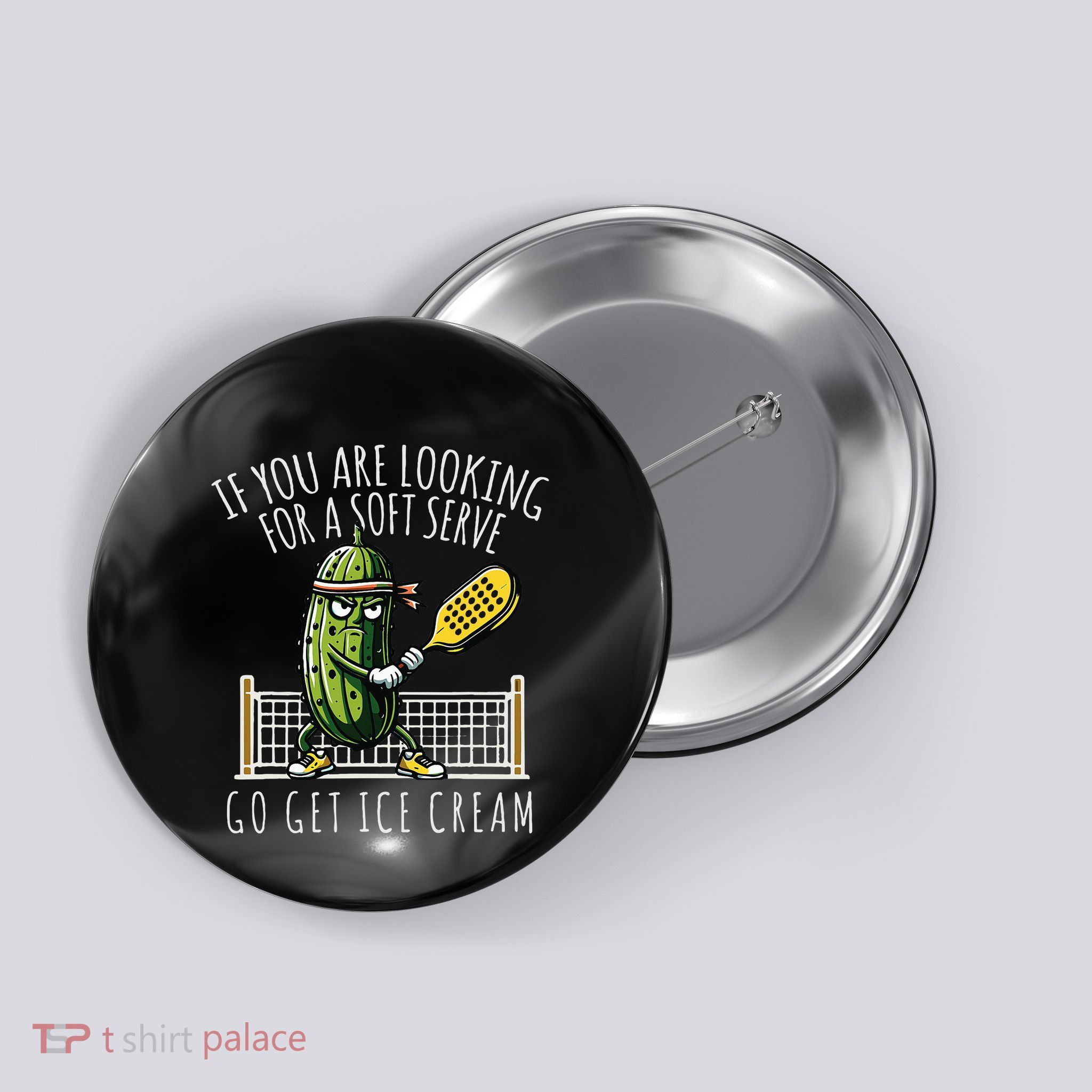 Funny Pickleball Player Paddleball Lover Button