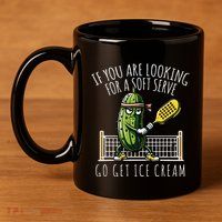 Funny Pickleball Player Paddleball Lover 11oz C Handle Ceramic Mug