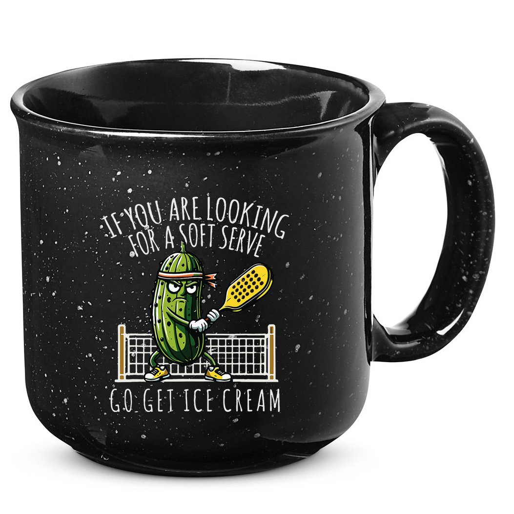 Funny Pickleball Player Paddleball Lover 15oz Campfire Ceramic Mug