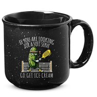 Funny Pickleball Player Paddleball Lover 15oz Campfire Ceramic Mug