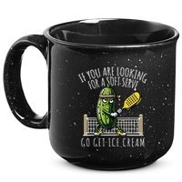 Funny Pickleball Player Paddleball Lover 15oz Campfire Ceramic Mug