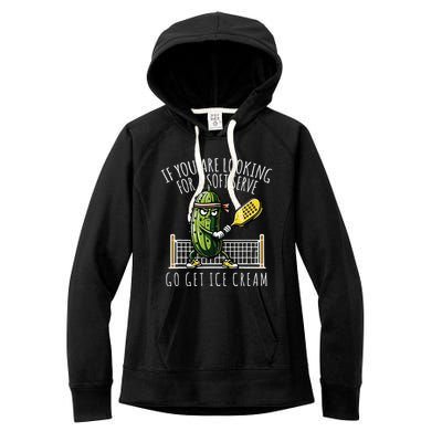 Funny Pickleball Player Paddleball Lover Women's Fleece Hoodie
