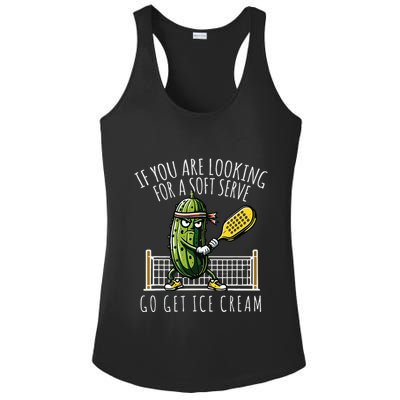 Funny Pickleball Player Paddleball Lover Ladies PosiCharge Competitor Racerback Tank