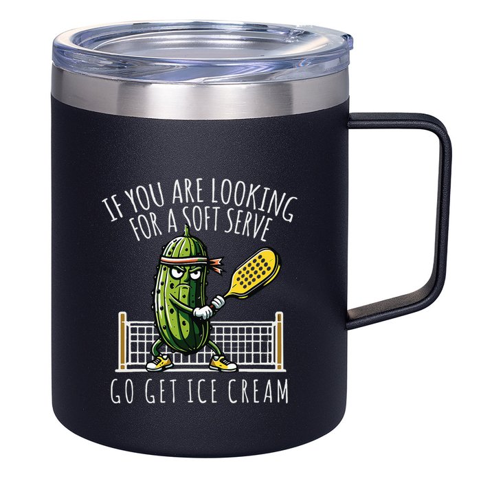 Funny Pickleball Player Paddleball Lover 12oz Stainless Steel Coffee Mug