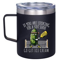 Funny Pickleball Player Paddleball Lover 12oz Stainless Steel Coffee Mug