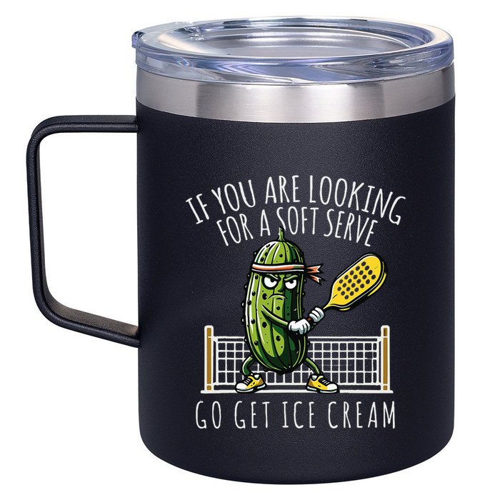 Funny Pickleball Player Paddleball Lover 12oz Stainless Steel Coffee Mug
