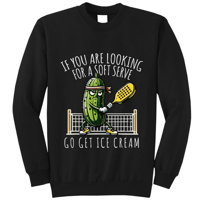Funny Pickleball Player Paddleball Lover Tall Sweatshirt