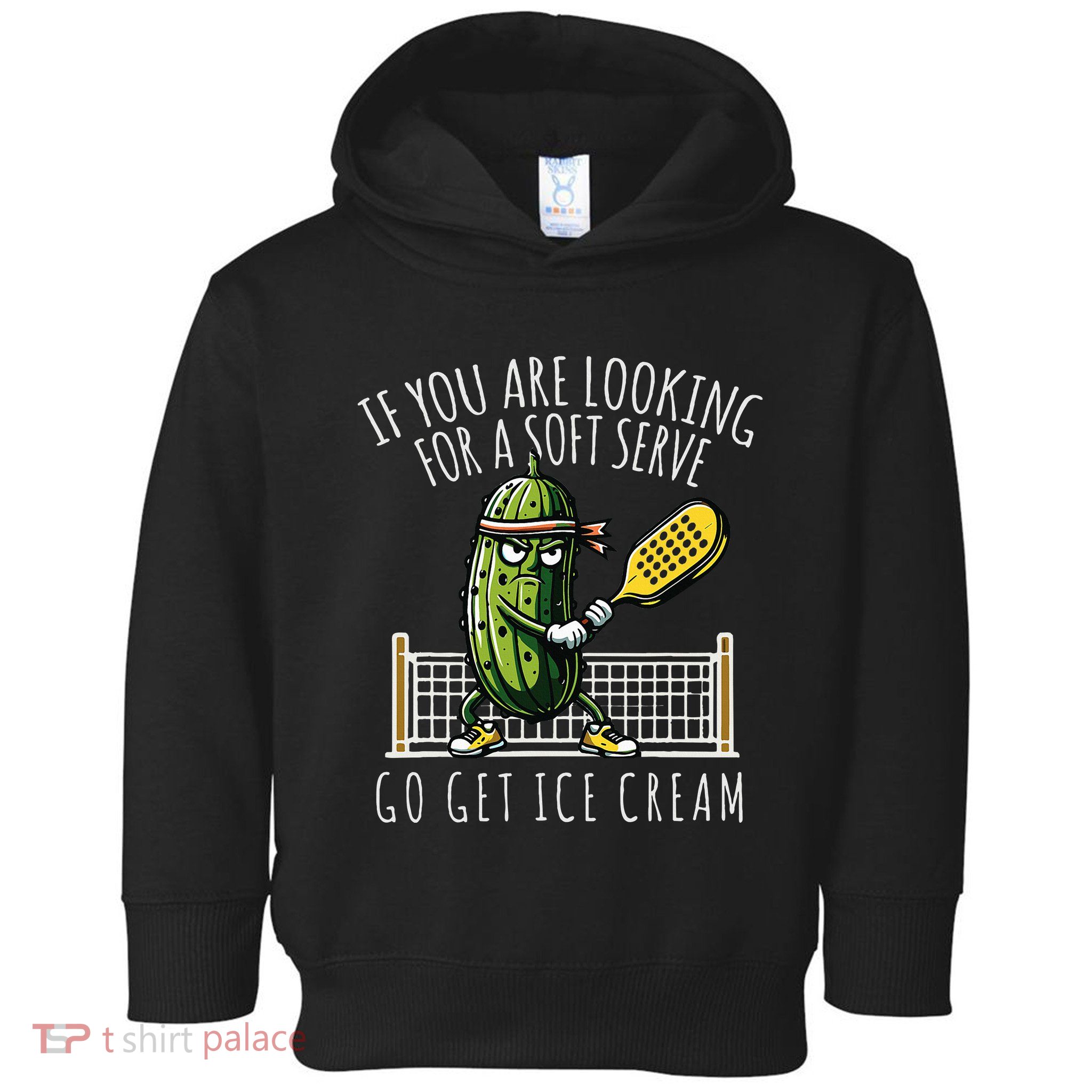 Funny Pickleball Player Paddleball Lover Toddler Hoodie