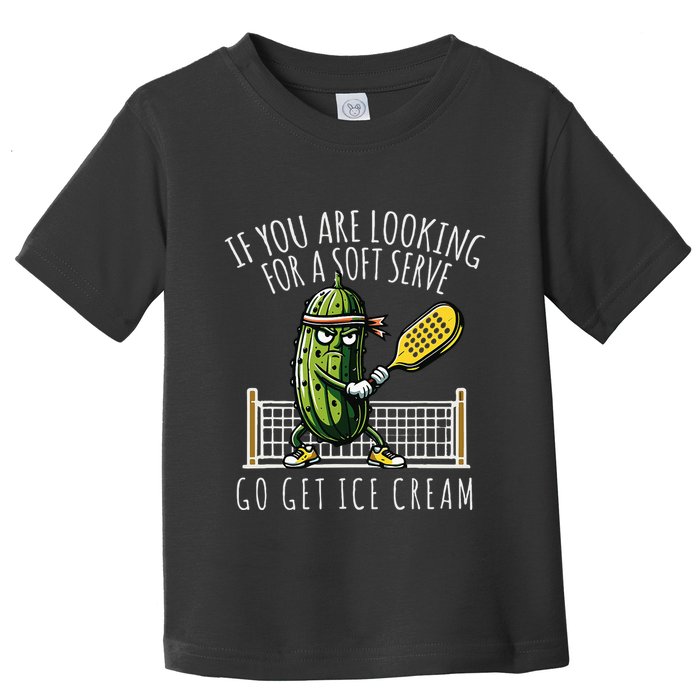 Funny Pickleball Player Paddleball Lover Toddler T-Shirt