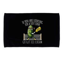Funny Pickleball Player Paddleball Lover Microfiber Hand Towel