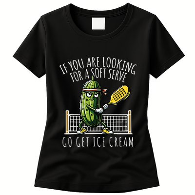 Funny Pickleball Player Paddleball Lover Womens T-Shirt