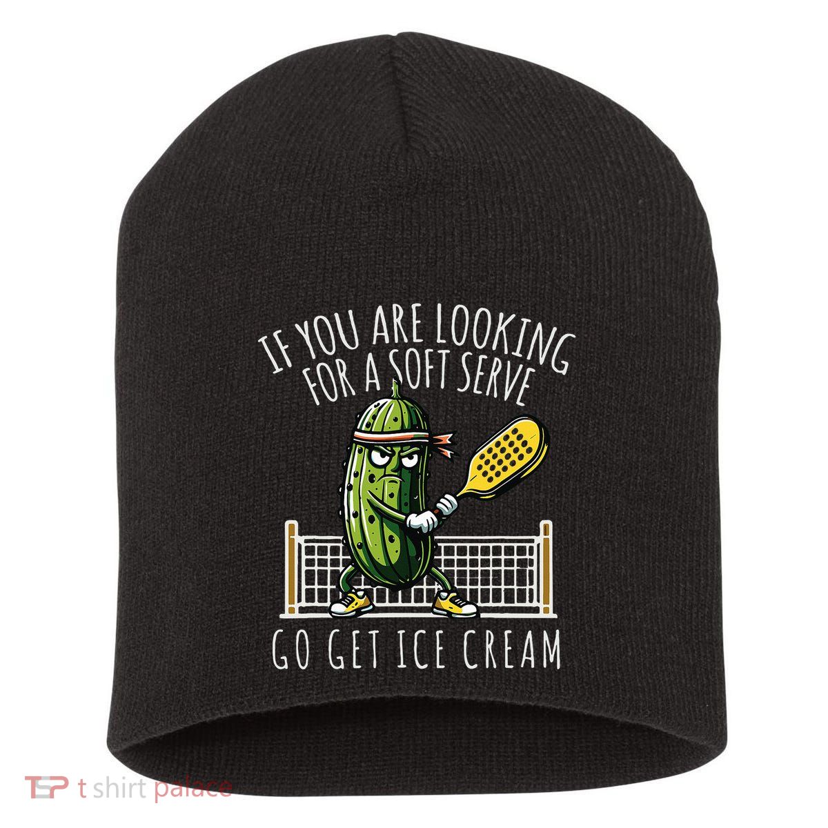 Funny Pickleball Player Paddleball Lover Short Acrylic Beanie