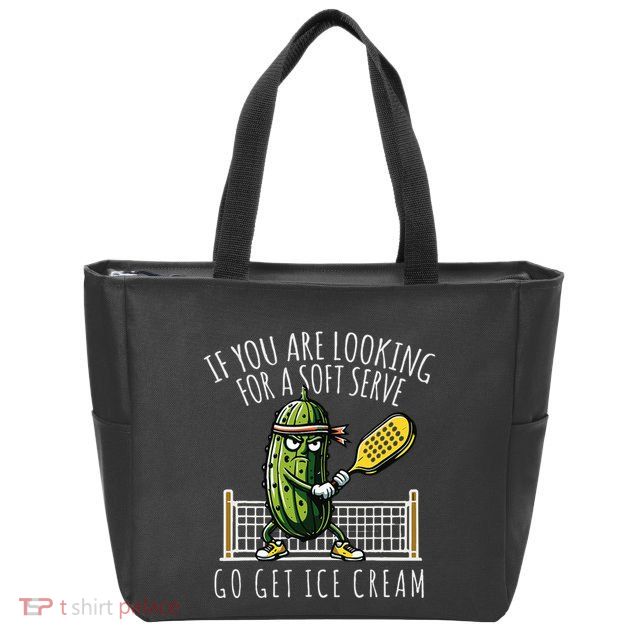 Funny Pickleball Player Paddleball Lover Zip Tote Bag