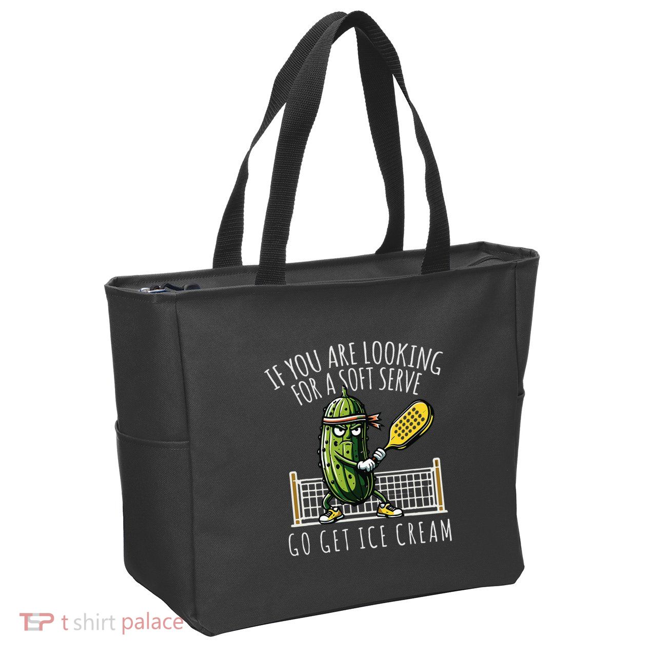 Funny Pickleball Player Paddleball Lover Zip Tote Bag