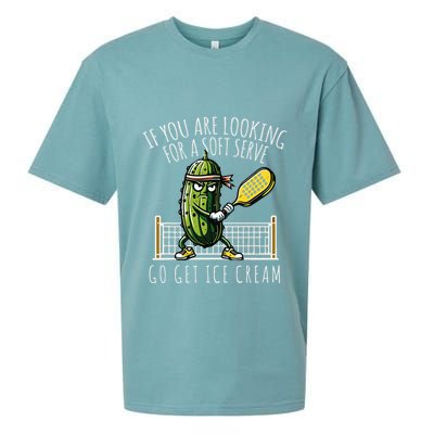 Funny Pickleball Player Paddleball Lover Sueded Cloud Jersey T-Shirt