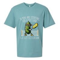 Funny Pickleball Player Paddleball Lover Sueded Cloud Jersey T-Shirt