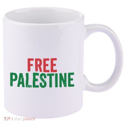 Free Palestine Palestinian Lives Matter 11oz C Handle Ceramic Mug
