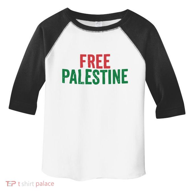 Free Palestine Palestinian Lives Matter Toddler Fine Jersey T-Shirt