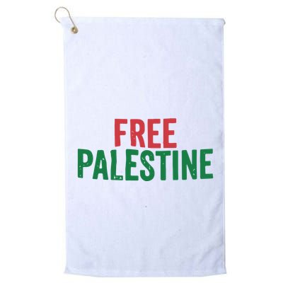 Free Palestine Palestinian Lives Matter Golf Towel