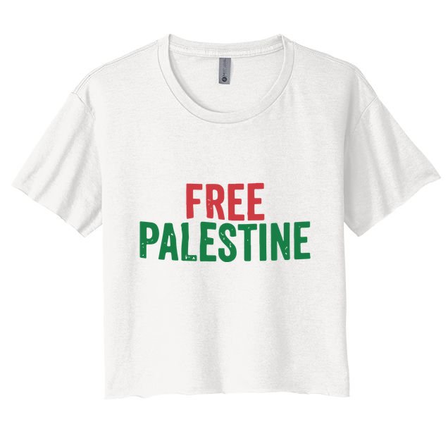 Free Palestine Palestinian Lives Matter Crop Top