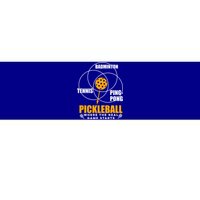 Funny Pickleball Paddleball Where The Real Game Starts Meaningful Gift Bumper Sticker