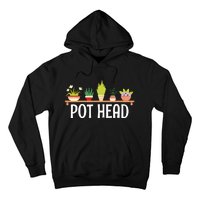 Funny Pot Plants Head Cute Funny Succulent Garden Gardening Hoodie