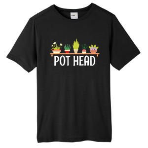 Funny Pot Plants Head Cute Funny Succulent Garden Gardening Tall Fusion ChromaSoft Performance T-Shirt