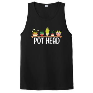 Funny Pot Plants Head Cute Funny Succulent Garden Gardening PosiCharge Competitor Tank