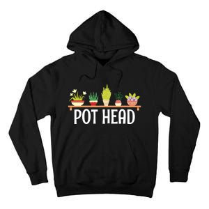 Funny Pot Plants Head Cute Funny Succulent Garden Gardening Tall Hoodie