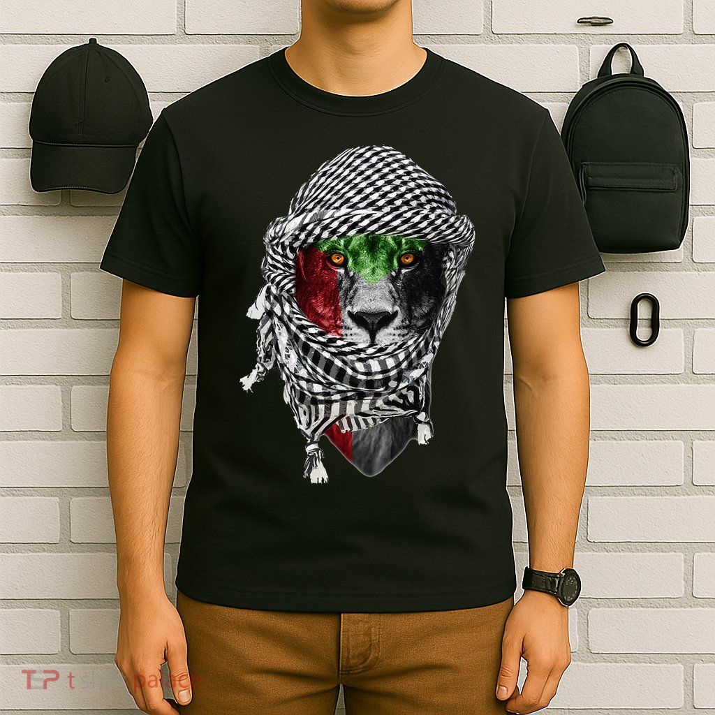 Free palestine Palestinian lion T-Shirt