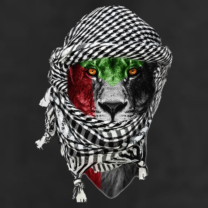Free palestine Palestinian lion Adult Drive Performance Visor