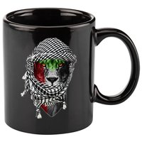 Free palestine Palestinian lion 11oz C Handle Ceramic Mug