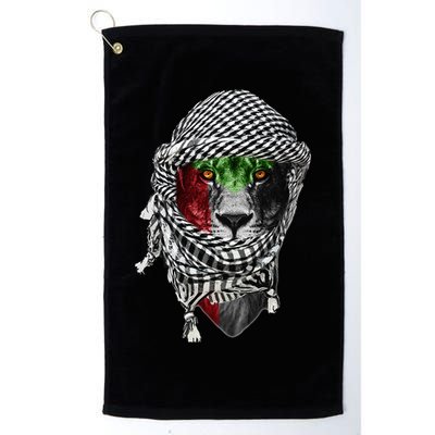 Free palestine Palestinian lion Golf Towel