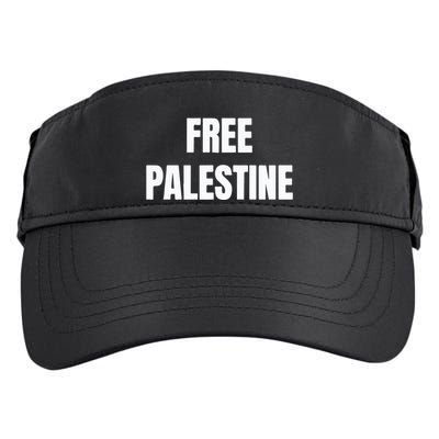 Free Palestine Palestinian Lives Matter Adult Drive Performance Visor